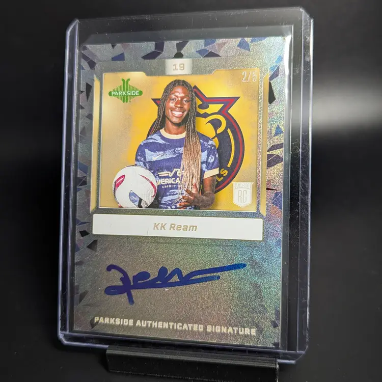 2025 Parkside NWSL Vol 1 KK Ream RC Signature Series Auto /5 Utah Royals