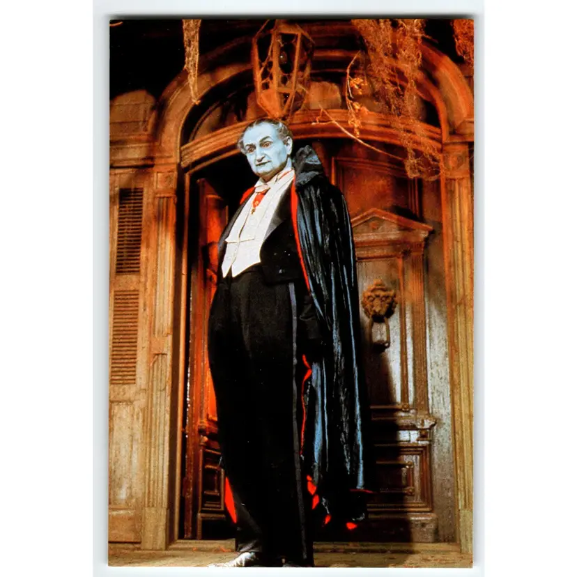 The Munsters Grandpa Al Lewis Postcard Chrome Continental Halloween Horror TV