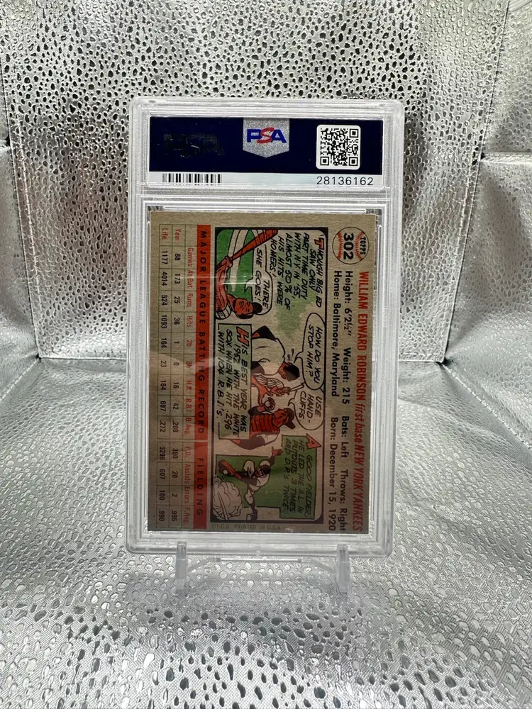 Eddie Robinson 1956 Topps New York Yankees PSA 5