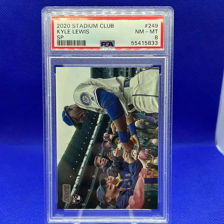 Kyle Lewis 2020 Stadium Club SP RC PSA 9 Seattle Mariners