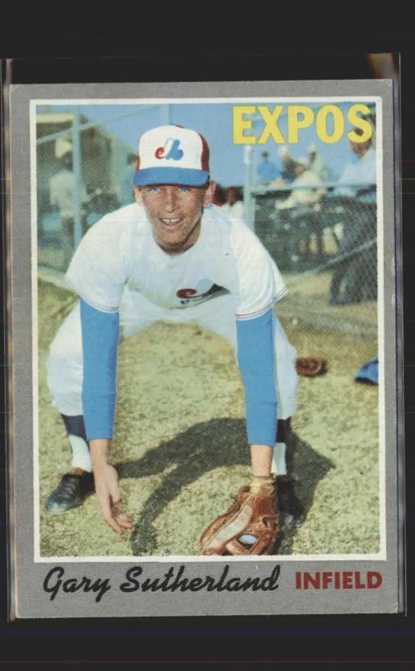 Gary Sutherland 1970 Topps #632 - (pk6) - Montreal Expos