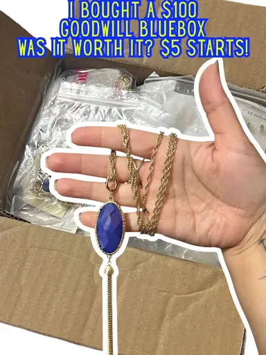 $5 STARTS ON EACH GOODWILL BLUE BOX JEWELRY PIECE!