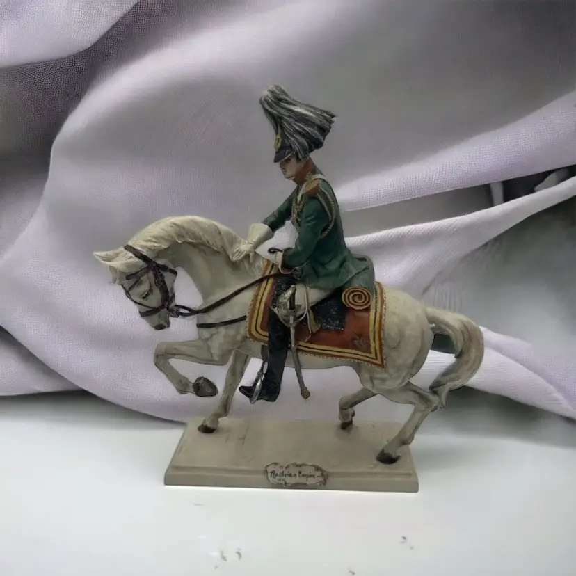 Tay Sculpture Solider on Horse Giuseppe Tagliariol Bepi Austrian Empire 7/100