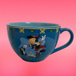 07. Disney Store Pinocchio and Figaro mug, also known as a soup mug or oversized coffee cup