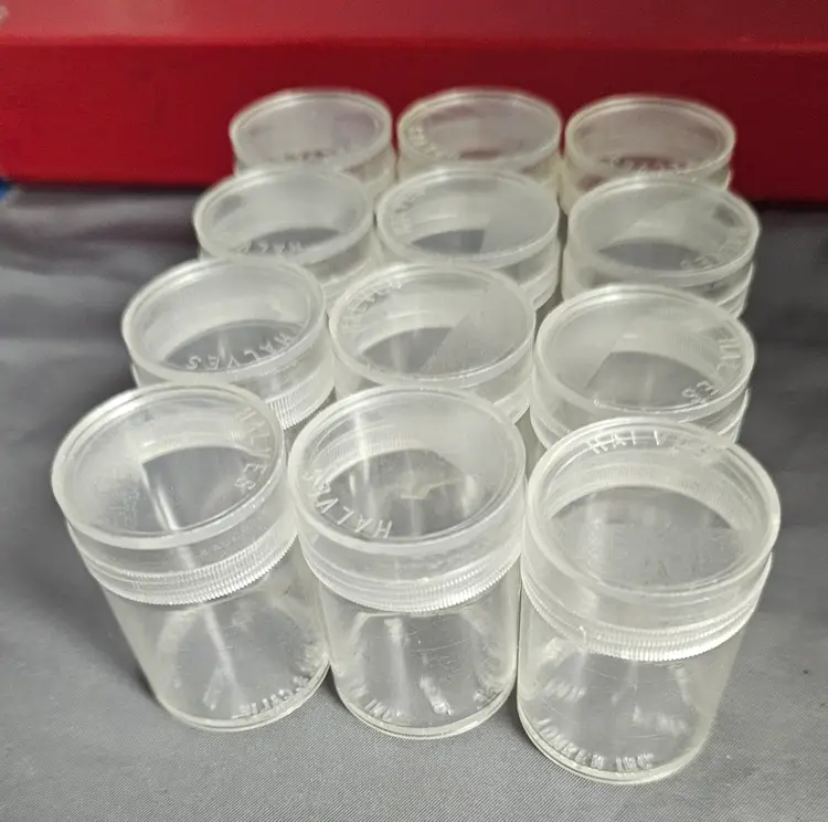 12 Half Dollar Tomken Inc Plastic Tubes Preowned Condition