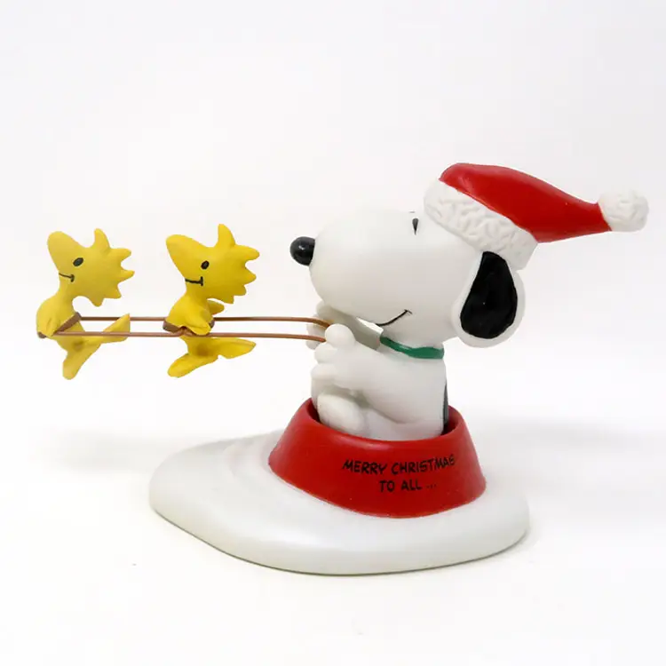 Snoopy and Woodstock Jolly Holidays Figurine