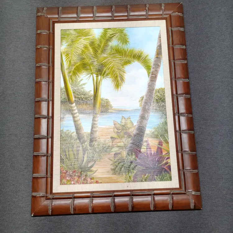 Lisa Sparling Tropical Lagoon I & II Signed Art Prints Set Limited Ed 758 & 743