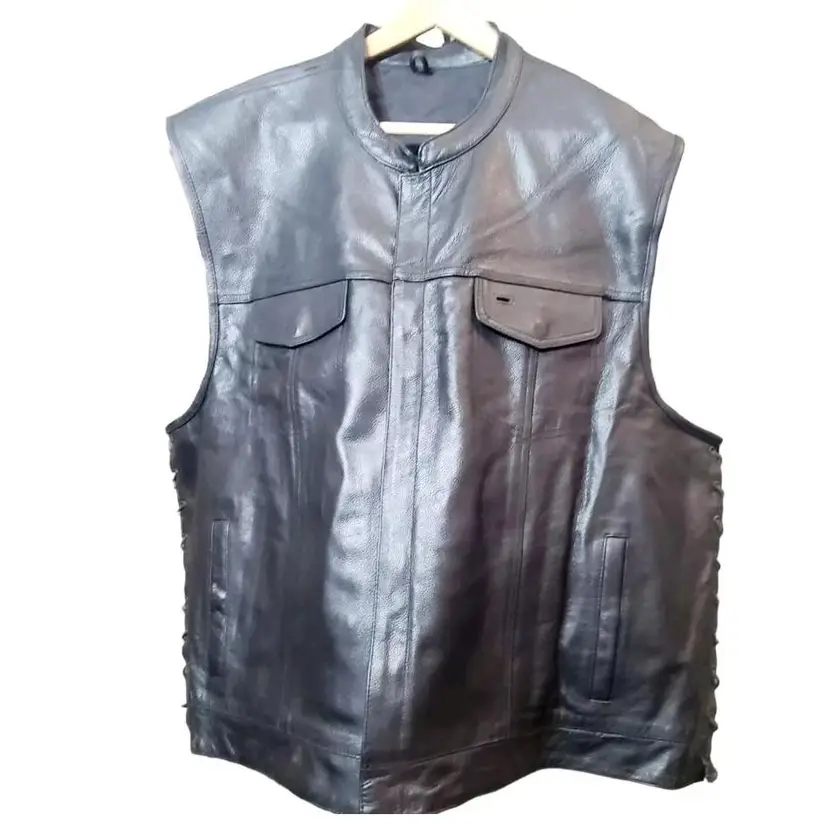 Mens Milwaukee Leather Performance Apparel motorcycle vest black 7XL. New