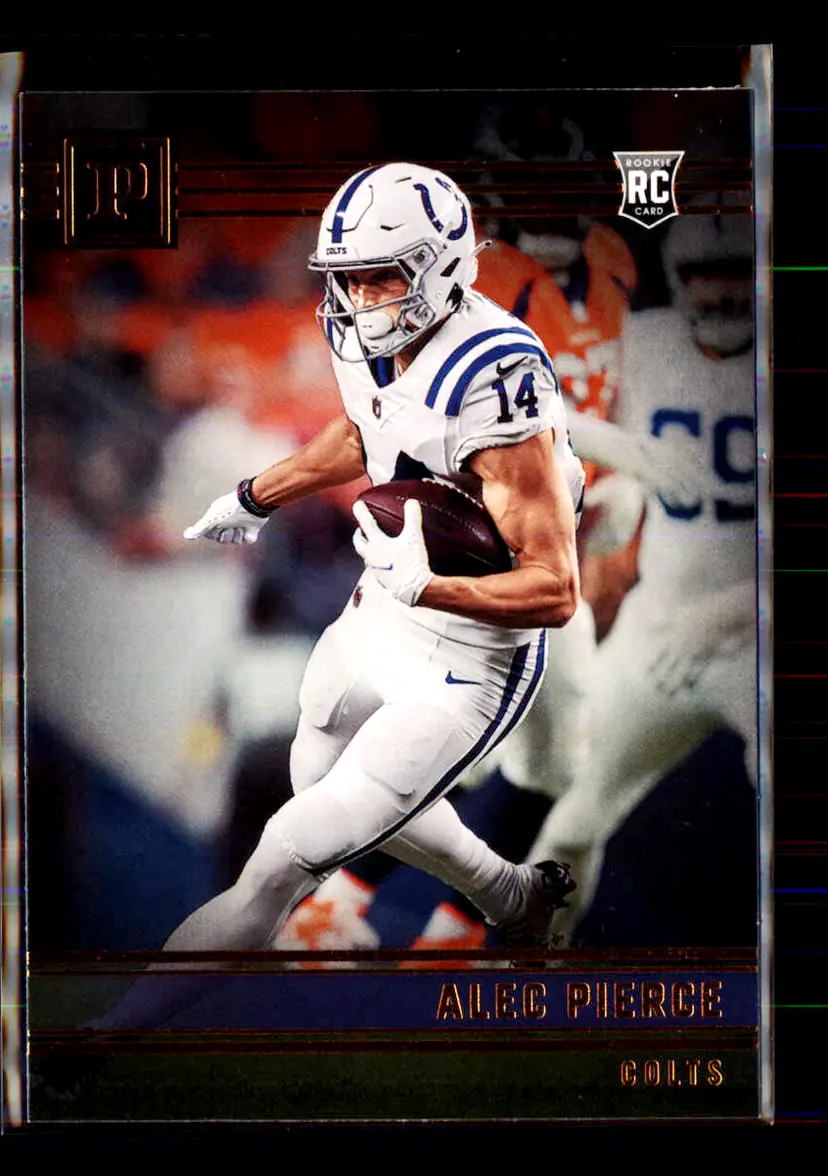 Alec Pierce 2022 Panini Chronicles Panini Football Bronze Panini #PA-17 - (113) - Indianapolis Colts