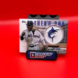Jazz Chisholm Jr 2023 Topps Series 2 Fathers Day Team Patch Miami Marlins