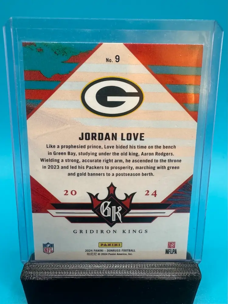 Jordan Love Donruss Gridiron Kings Green Bay Packers