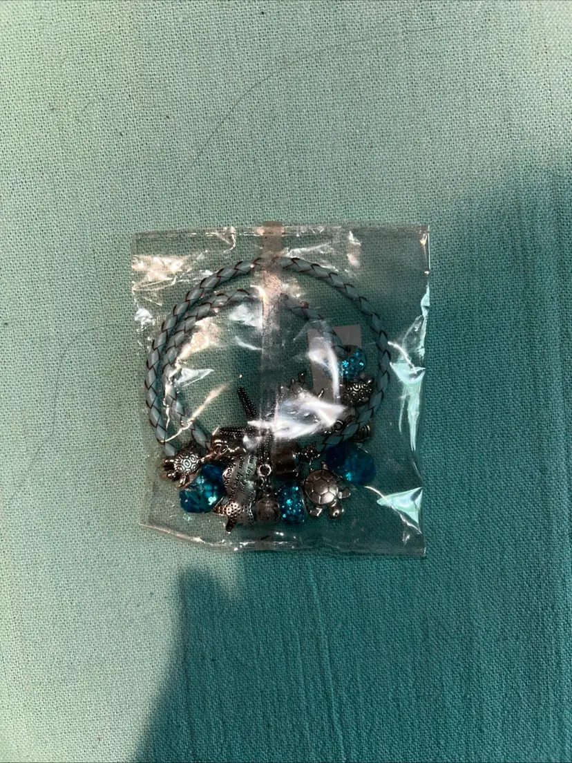 Charm Bracelet Silver 925 charms included as picture. 8in Signature Love