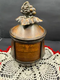 Vintage Metal Canister Box