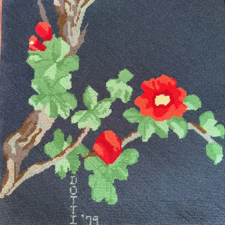 Vintage Hand Stitched Wall Hanging