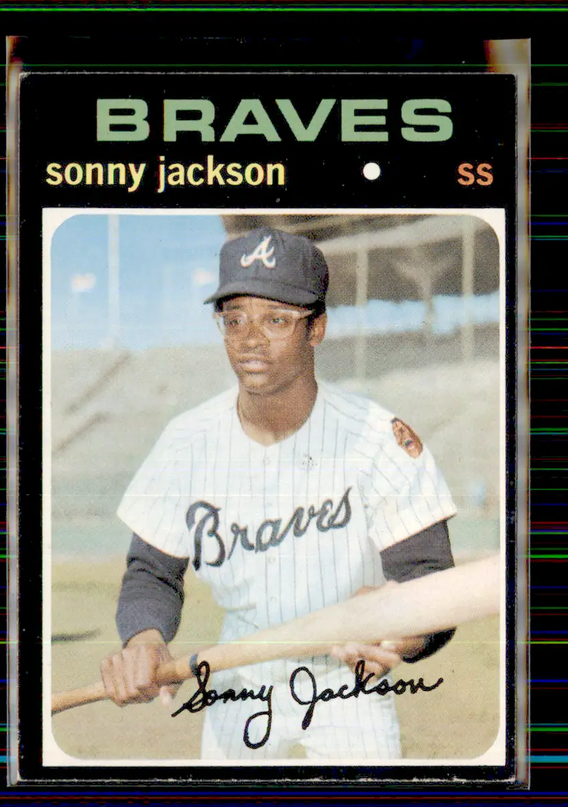 Sonny Jackson 1971 Topps #587 - Atlanta Braves - (pk8-501)
