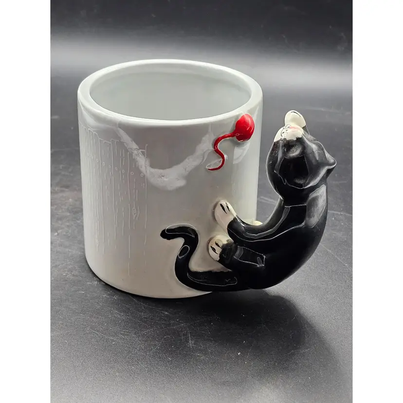 Bergschrund Seattle 1998 Cat And Yarn Vintage Coffee Mug