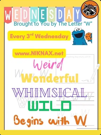 W Is For Wednesday W/McDees