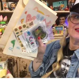 Easter egg decorating kit in envelope