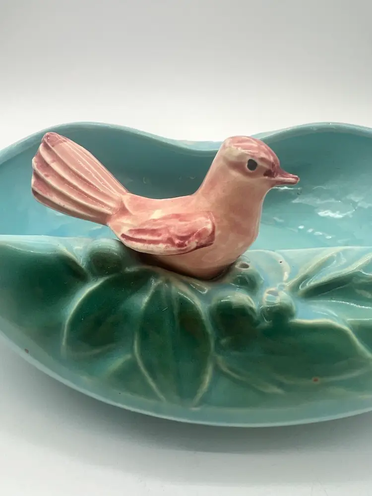 Vintage 1940’s McCoy “Bird Bath” Planter