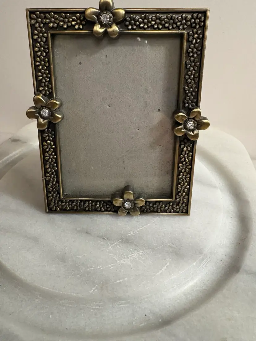 Jeweled Miniature Picture Frame