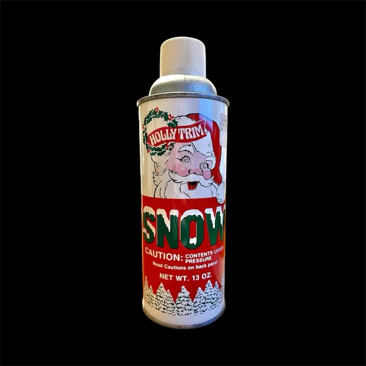 Can Of Vintage Christmas Snow
