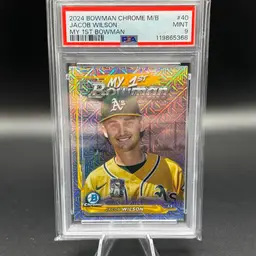 2024 Bowman Mega Jacob Wilson My First Bowman PSA 9