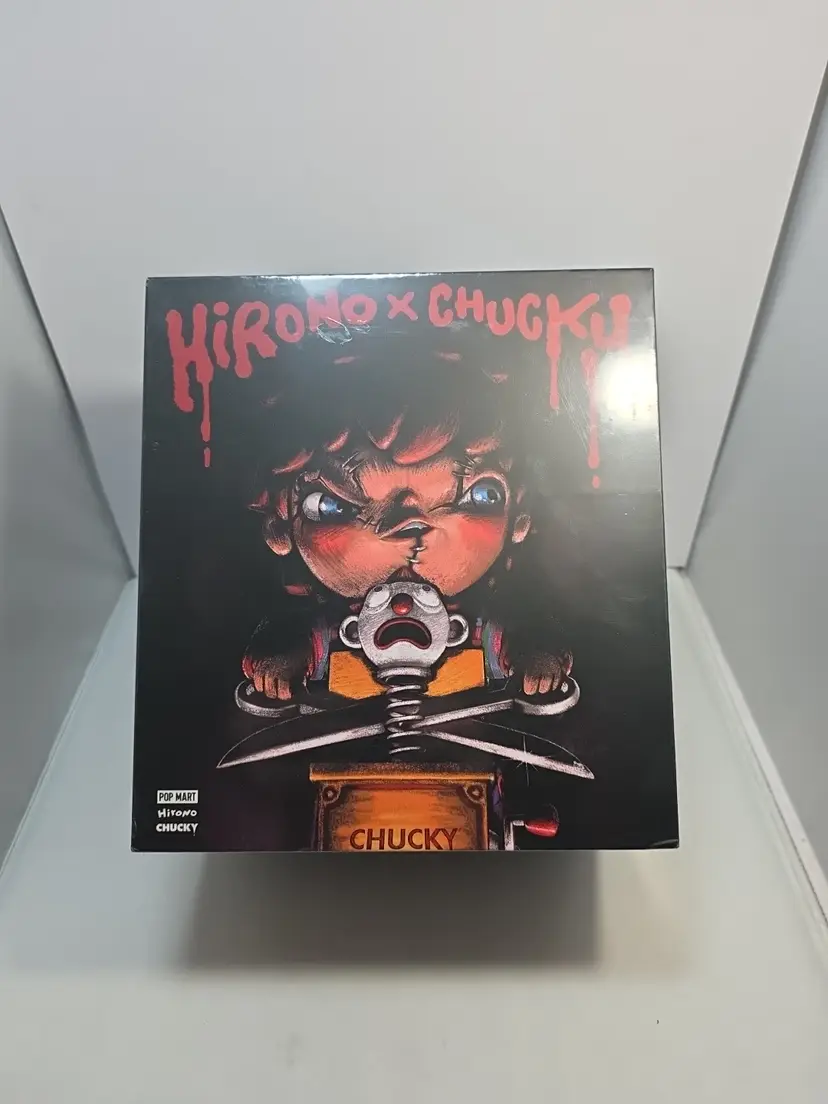 POP MART Hirono x Chucky (Child’s Play) Big Figure Collectible Vinyl Toy NIP (B4