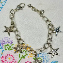 Brighton Starfish Beach Charm Bracelet 8.5”