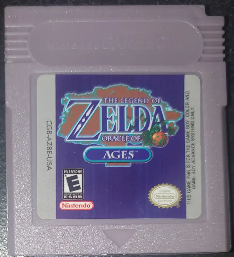 Legend of Zelda Oracle of Ages GBC Video Game Boy Color