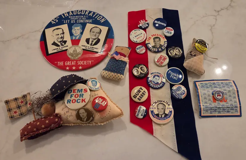 Political Pin Button Lot