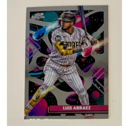 Luis Arraez Chrome Cosmic San Diego Padres