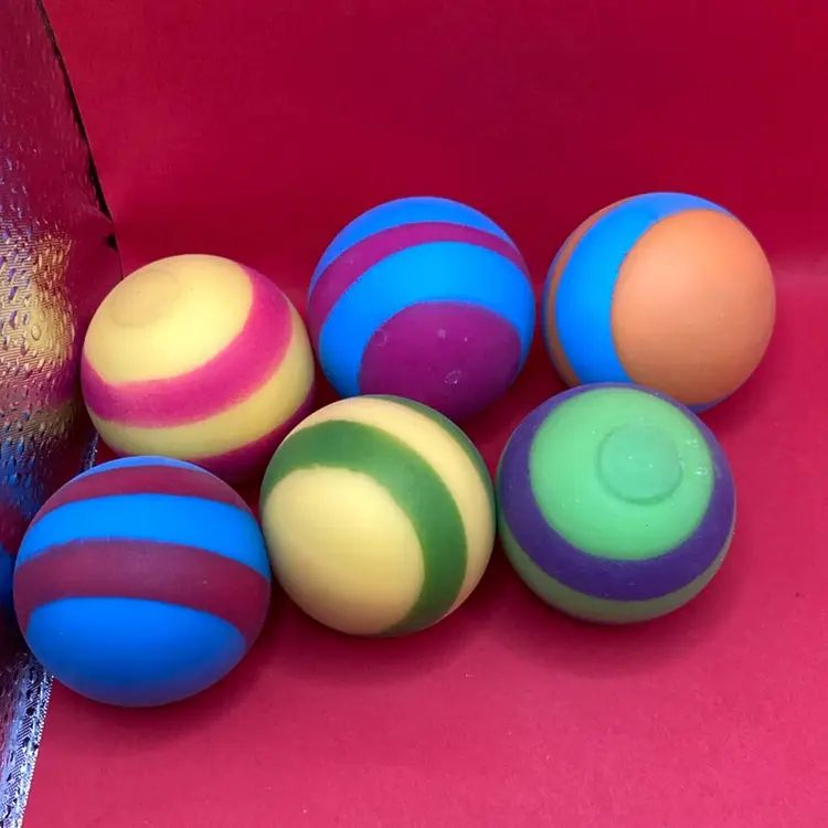 Extremely soft silicone, striped stress ball, 1 Per Order !