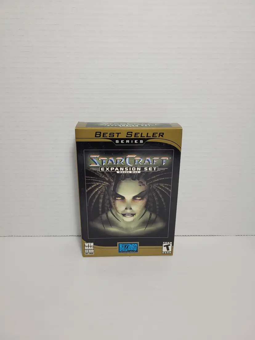 Star Craft Expansion Set Brood War Win Mac PC Cd-Rom Big Box New Sealed