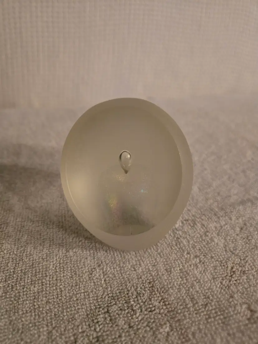 R W Stephan Hand Blown Solid Glass Paperweight