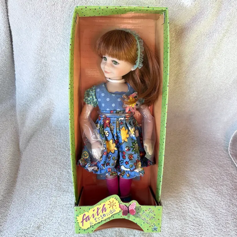 RARE Hard To Find NIB Vintage Mission City Press Faith & Friends 14” Doll