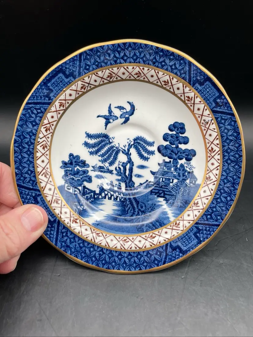 Booths Real Old Willow A8025 Saucer Made In England