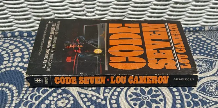 Vintage 'Code Seven' By Lou Cameron Paperback Book 1977 Berkley Medallion