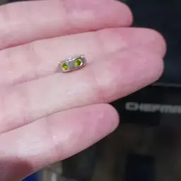 AUTHENTIC PANDORA LIME GREEN TRINITY SPACER 790368GCZ RETIRED