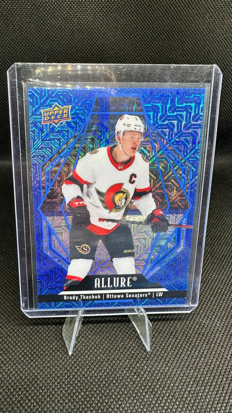 2022-23 Upper Deck Allure Brady Tkachuk Ottawa Senators #69 Blue Line 05/35