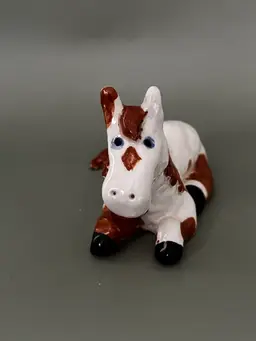 Whimsical Hillbilly Horse Figurine