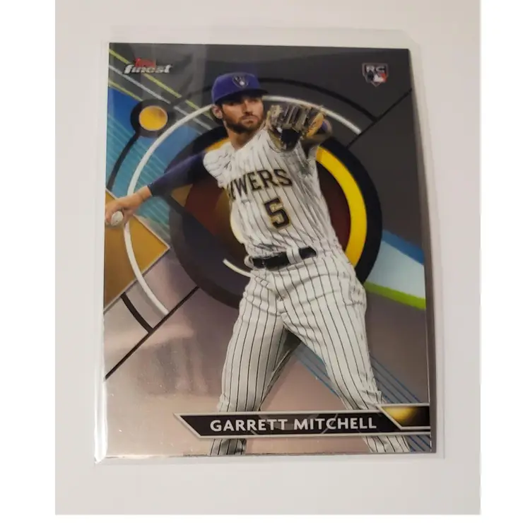 2023 Topps Finest Garrett Mitchell Base.