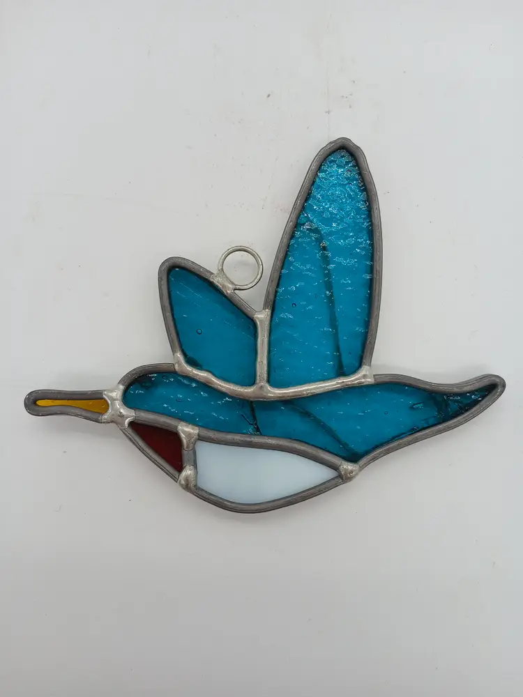 Hummingbird Stained Glass Suncatcher
