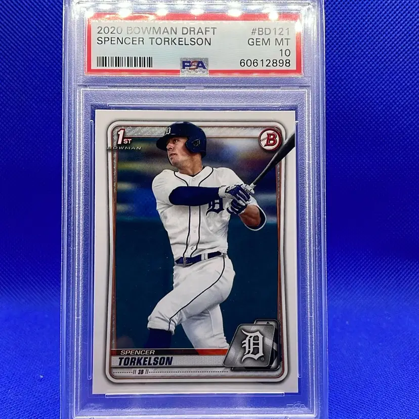 2020 Bowman Draft Spencer Torkelson 1st Paper Detroit Tigers