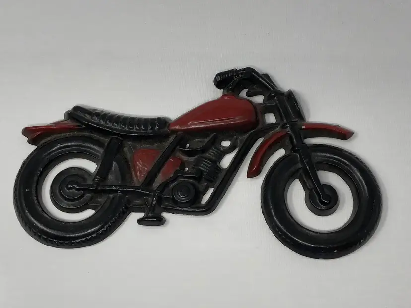 Metal Motorcycle Wall Decor Made in the USA