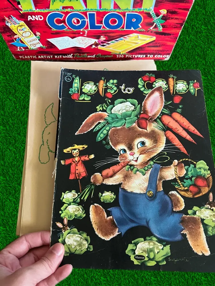 Vintage Whitman Paint And Color Box Set