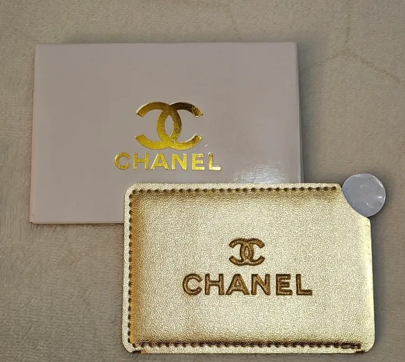 Gold CC Card mirror with sleeve