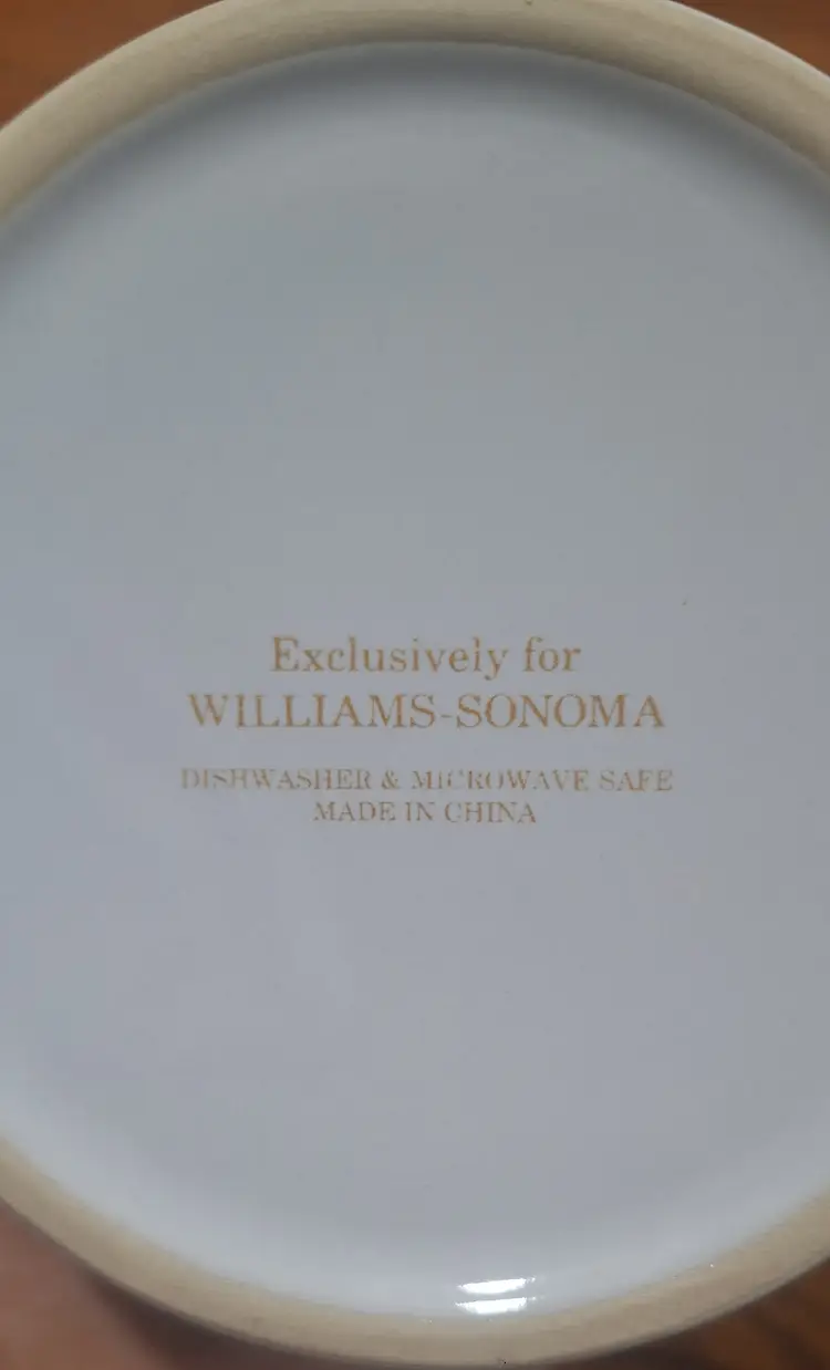 Williams Sonoma M mug