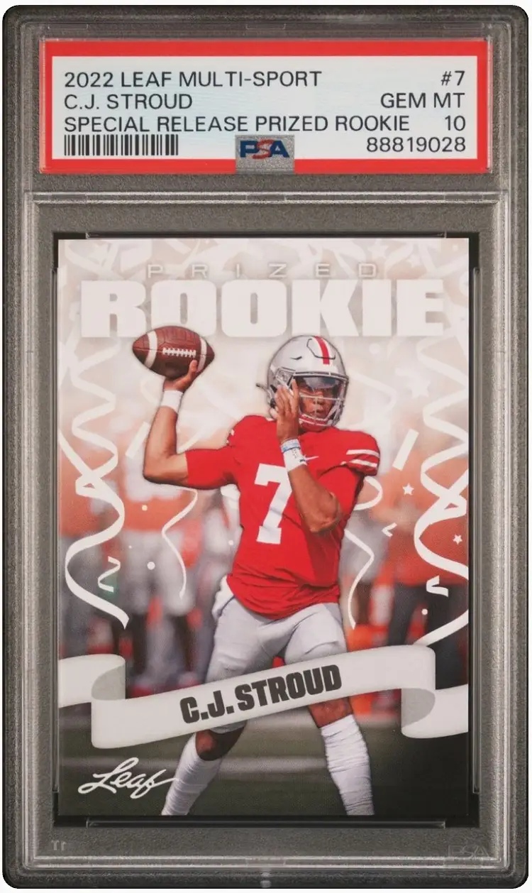 2022 CJ Stroud RC PSA 10