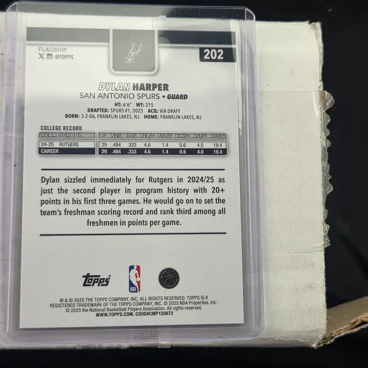 San Antonio spurs dylan harper