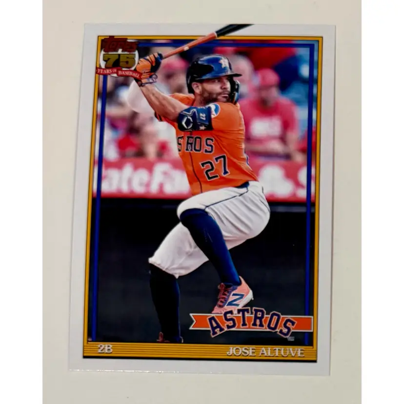 Jose Altuve 1991 Topps Houston Astros